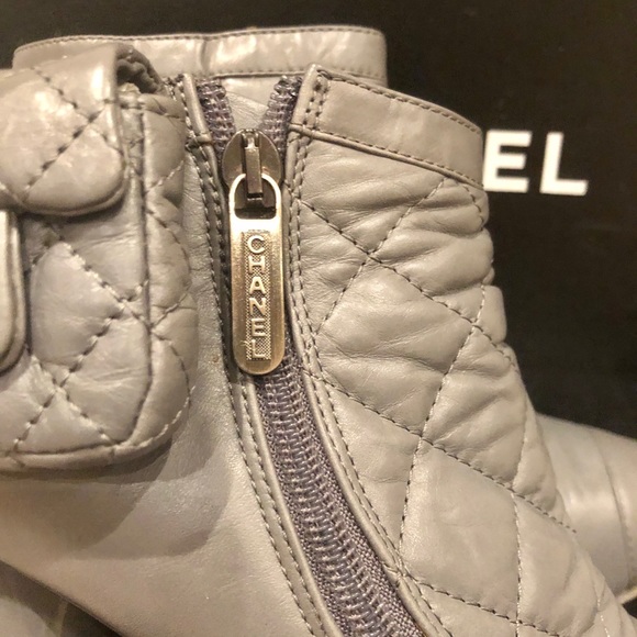 Chanel Booties - Super Rare. Size 37. $1,495 - Picture 5 of 8